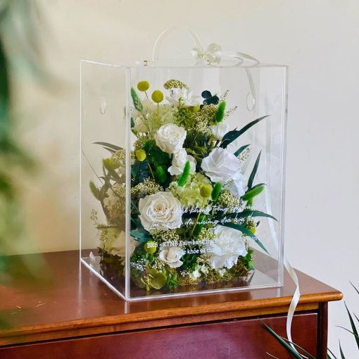 Hộp Mica Decor Mô Hình Hoa Khô - SGN STUDIO - Trang Trí Độc Đáo, Sang Trọng BOX001 - Hình ảnh 18