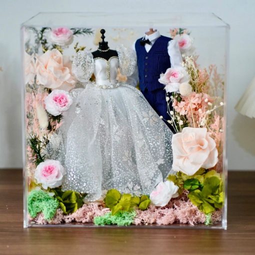 Hộp Mica Decor Mô Hình Hoa Khô - SGN STUDIO - Trang Trí Độc Đáo, Sang Trọng BOX001 - Hình ảnh 10