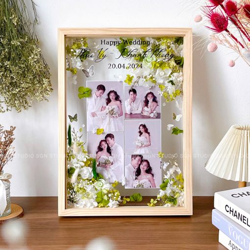 Khung Tranh Hoa Khô "Love Story - Câu Chuyện Tình Yêu CN150" - Ảnh 5