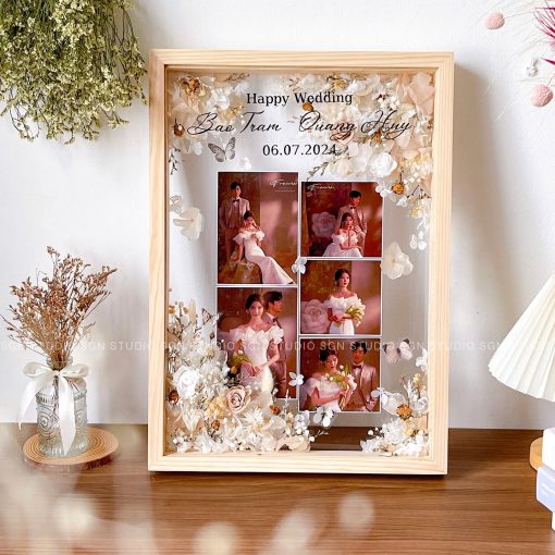 Khung Tranh Hoa Khô "Love Story - Câu Chuyện Tình Yêu CN150" - Ảnh 4