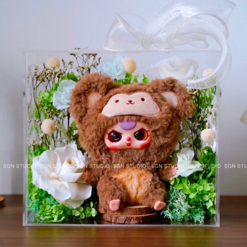 Hộp Mica Decor Mô Hình Hoa Khô - SGN STUDIO - Trang Trí Độc Đáo, Sang Trọng BOX001 - Hình ảnh 6