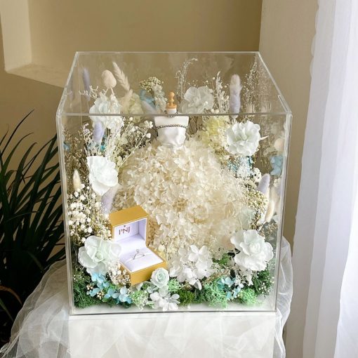Hộp Mica Decor Mô Hình Hoa Khô - SGN STUDIO - Trang Trí Độc Đáo, Sang Trọng BOX001 - Hình ảnh 11