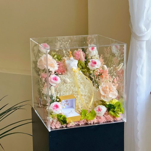 Hộp Mica Decor Mô Hình Hoa Khô - SGN STUDIO - Trang Trí Độc Đáo, Sang Trọng BOX001 - Hình ảnh 12
