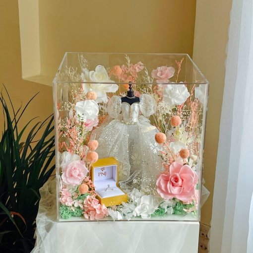 Hộp Mica Decor Mô Hình Hoa Khô - SGN STUDIO - Trang Trí Độc Đáo, Sang Trọng BOX001 - Hình ảnh 14