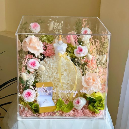 Hộp Mica Decor Mô Hình Hoa Khô - SGN STUDIO - Trang Trí Độc Đáo, Sang Trọng BOX001 - Hình ảnh 15