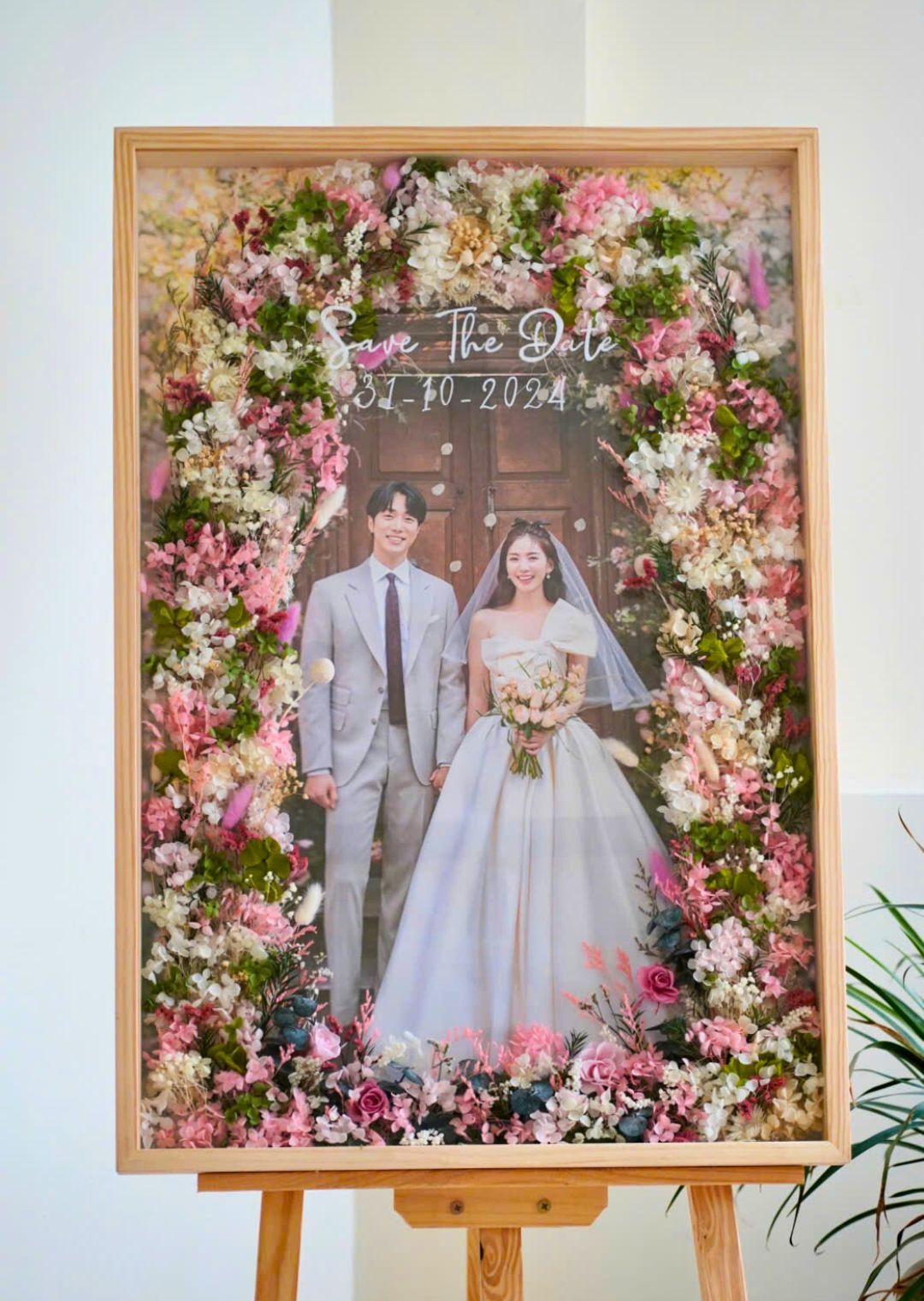 Cổng cưới hoa khô CN155 size 60x90
