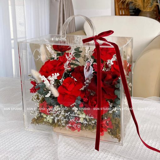 Vali Hoa Khô Vĩnh Cửu Trong Suốt VA001 - Hình ảnh 18