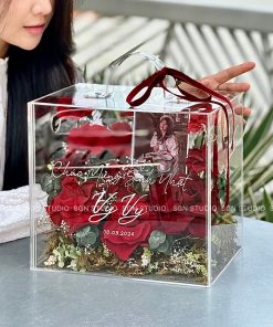 Vali Hoa Khô Vĩnh Cửu Trong Suốt VA001