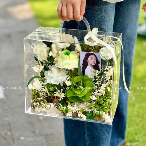 Vali Hoa Khô Vĩnh Cửu Trong Suốt VA001 - Hình ảnh 9